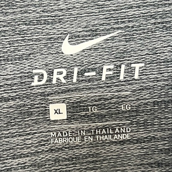 Nike Men’s DriFit Fill Zip Hoodie Sweatshirt Jacket Gray SIZE XL - Picture 5 of 10